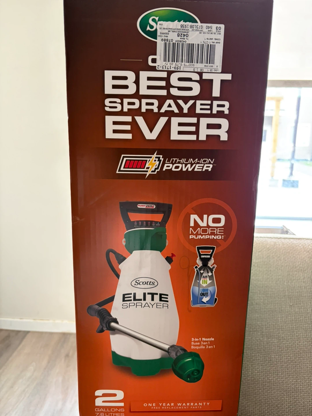Scotts Elite Sprayer with Lithium-Ion Power