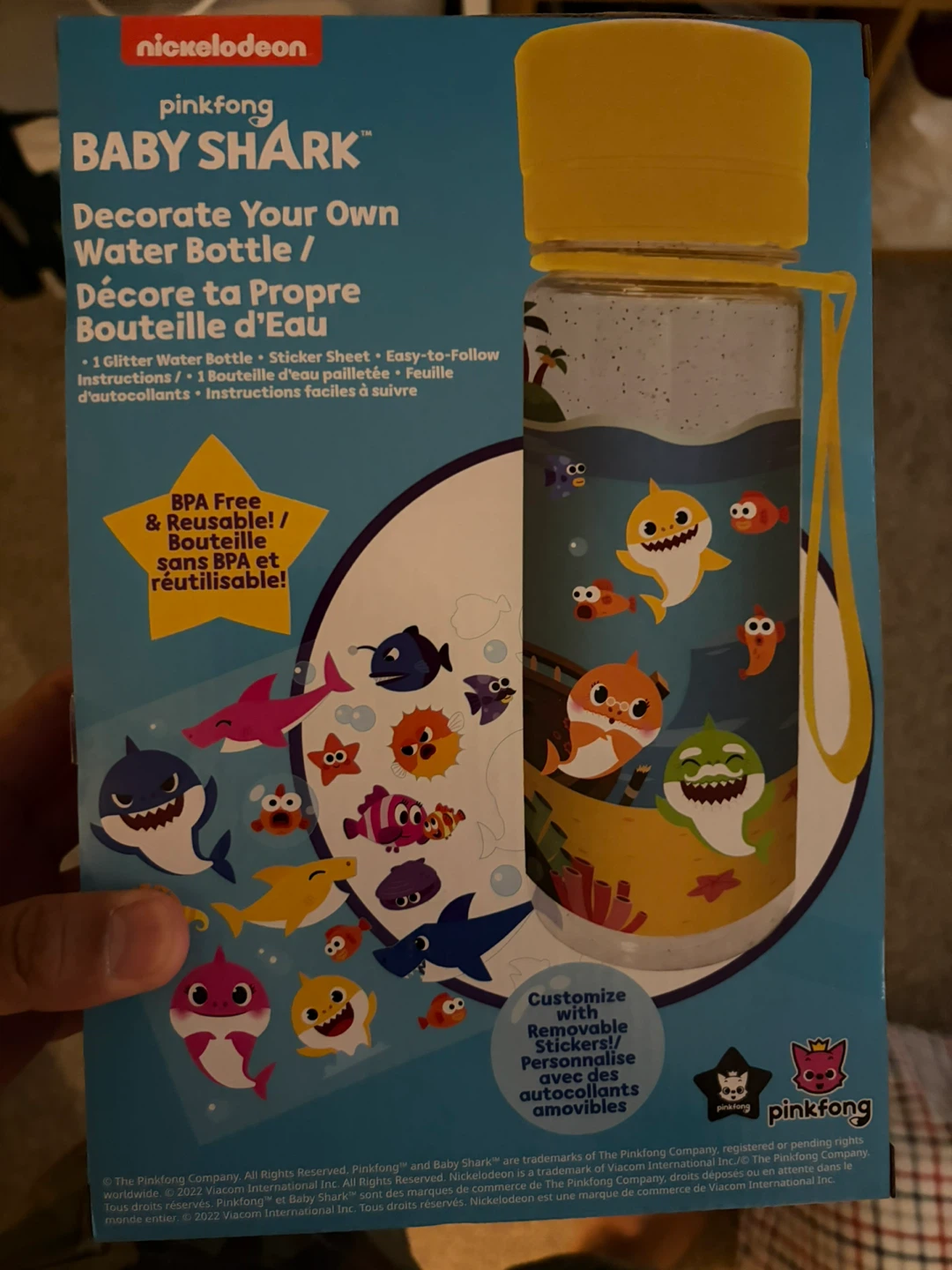 Pinkfong Baby Shark Decorate Your Own Water Bottle Kit - photo 2