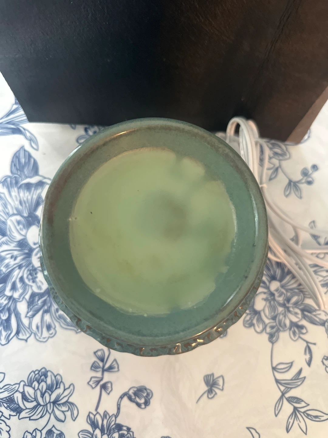 Teal Ceramic Wax Warmer with Cord - photo 3