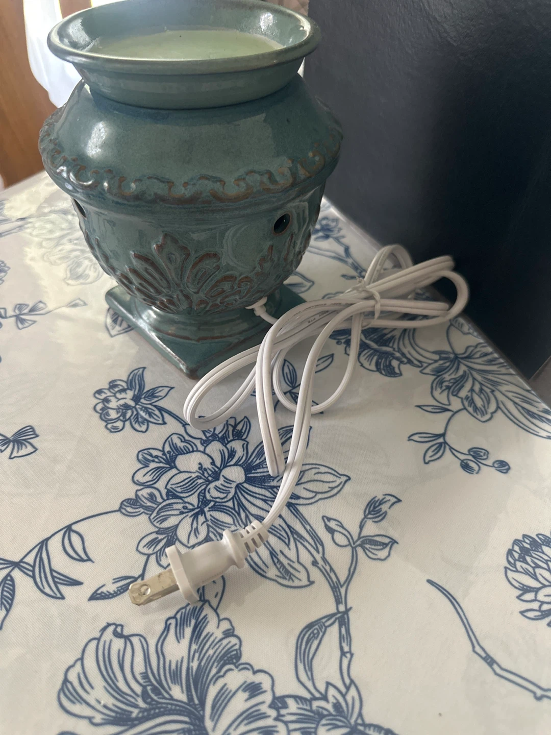 Teal Ceramic Wax Warmer with Cord - photo 4