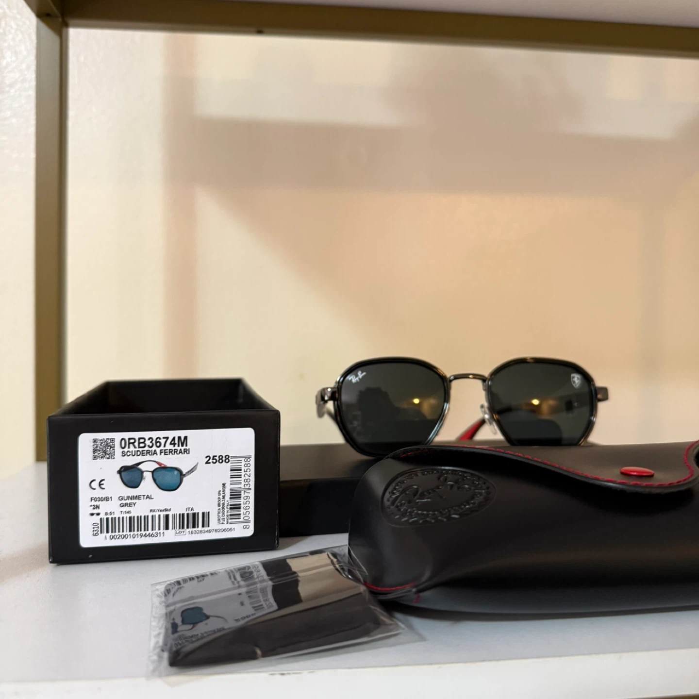 Ray-Ban Scuderia Ferrari Sunglasses ORB3674M - photo 5