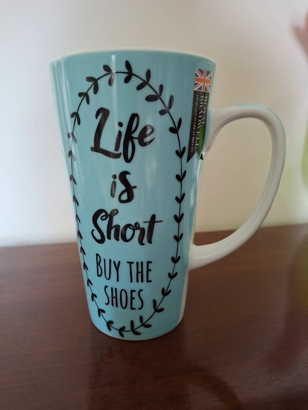 Royal Bradwell "Life is Short Buy the Shoes" mug