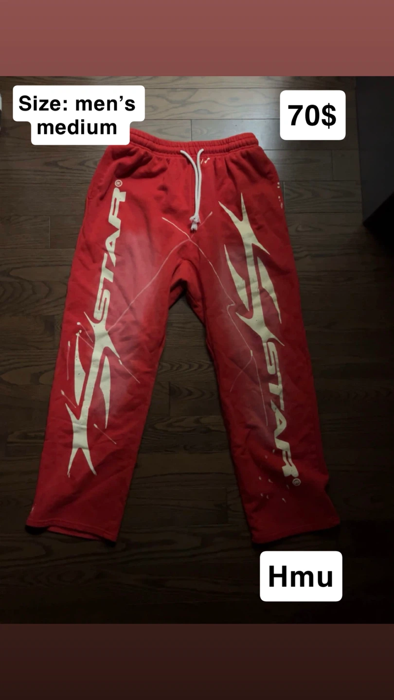 Red Hell star pants
