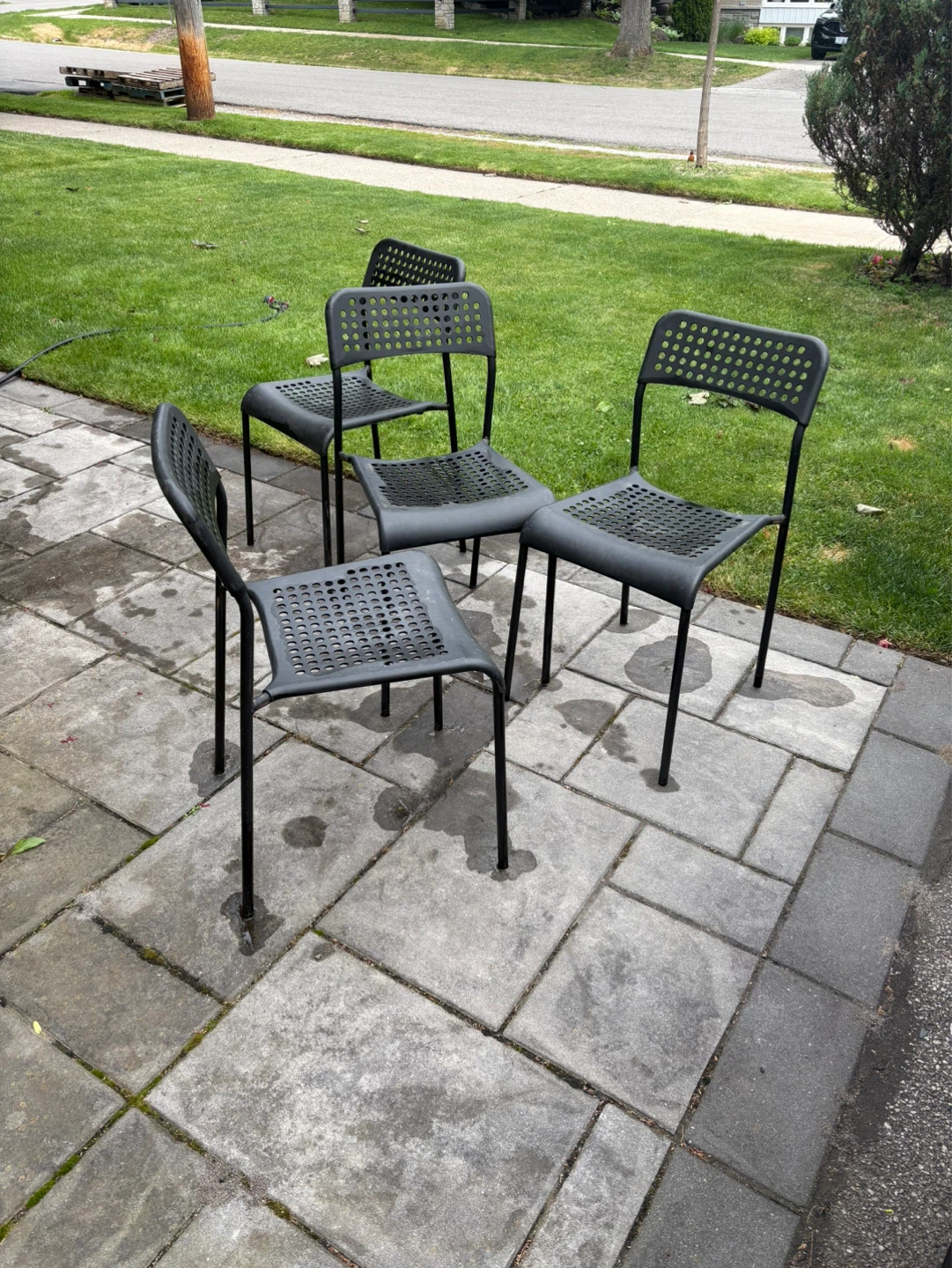 IKEA Black Chairs - Set of 4