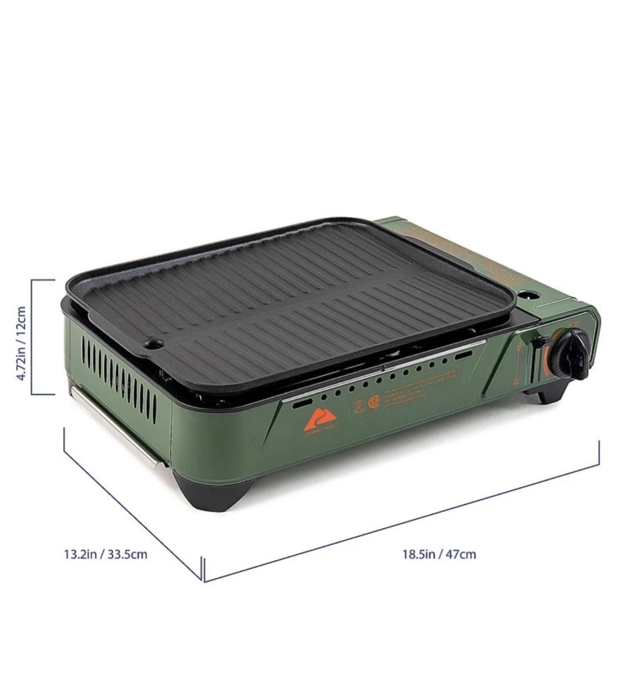 Ozark Trail Portable Gas Stove with Grill Pan