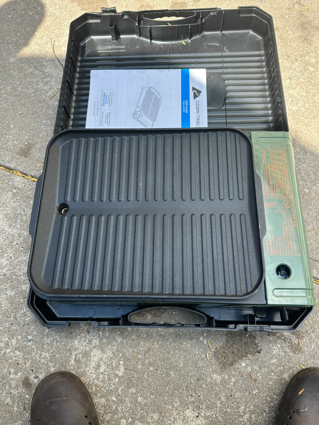 Ozark Trail Portable Gas Stove with Grill Pan - photo 5