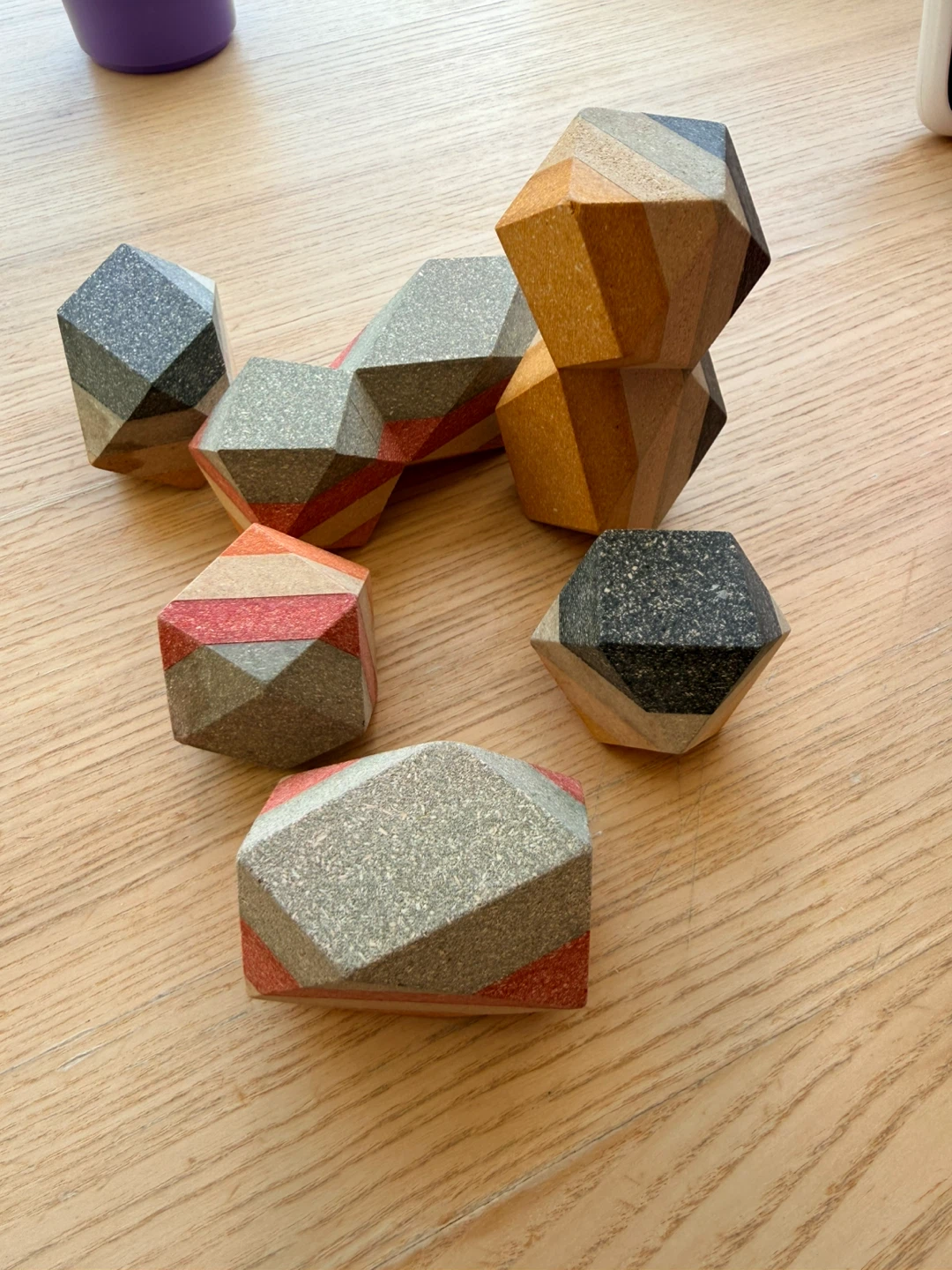 PlanToys Geo Stacking Rocks Playset