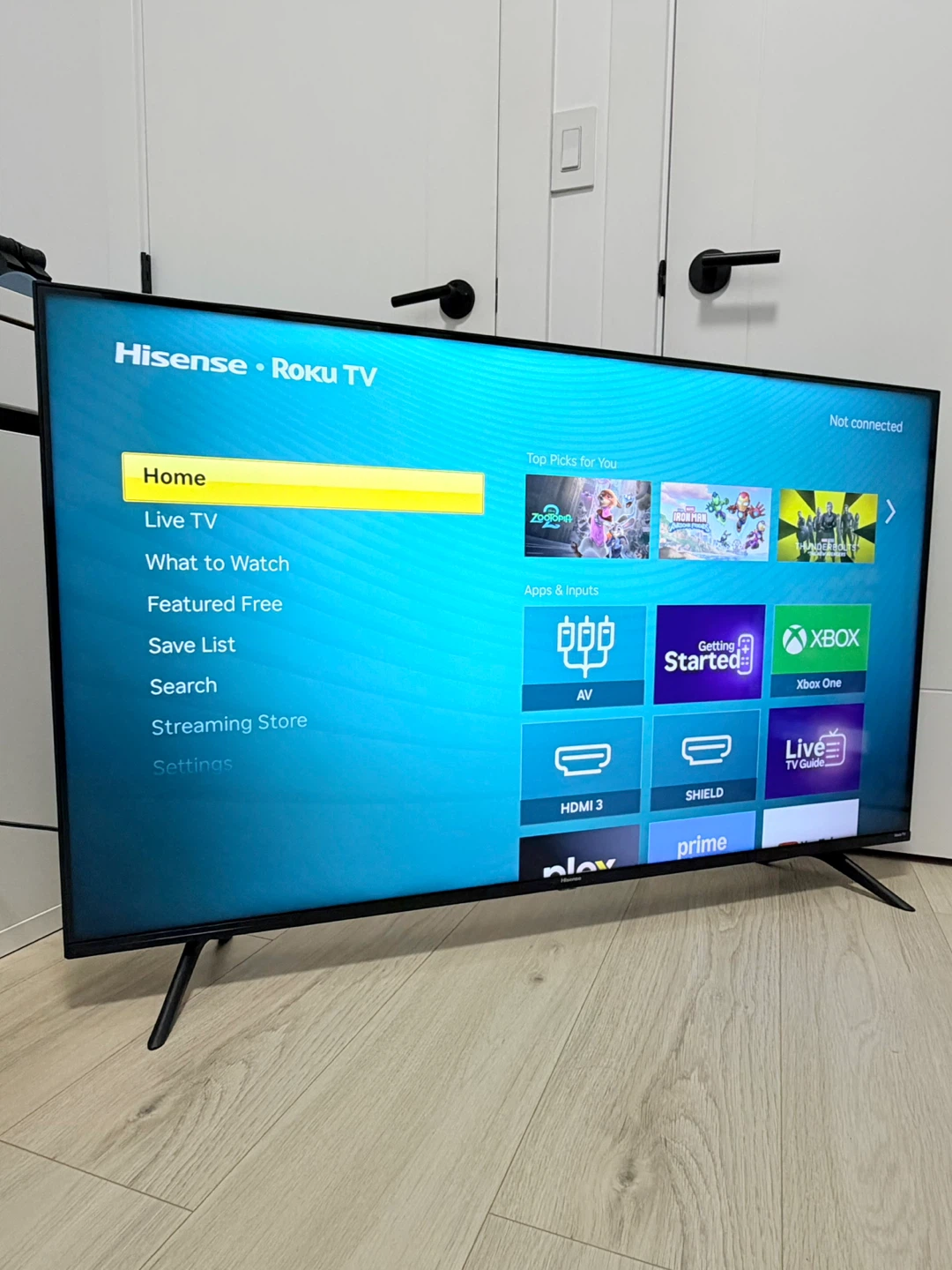 Hisense 50” Smart TV - Delivery considered