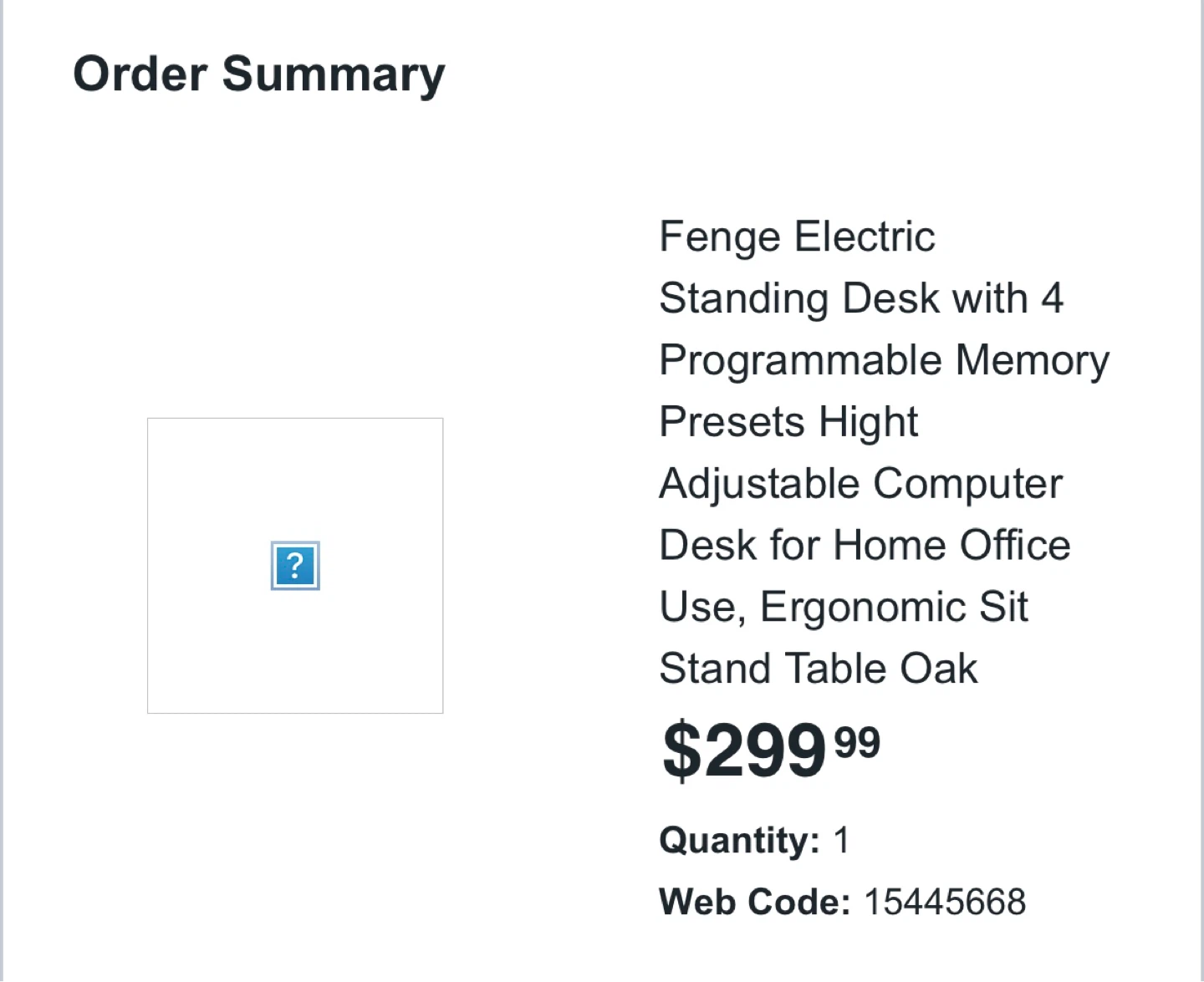 Fenge Electric Standing Desk - Oak - photo 2