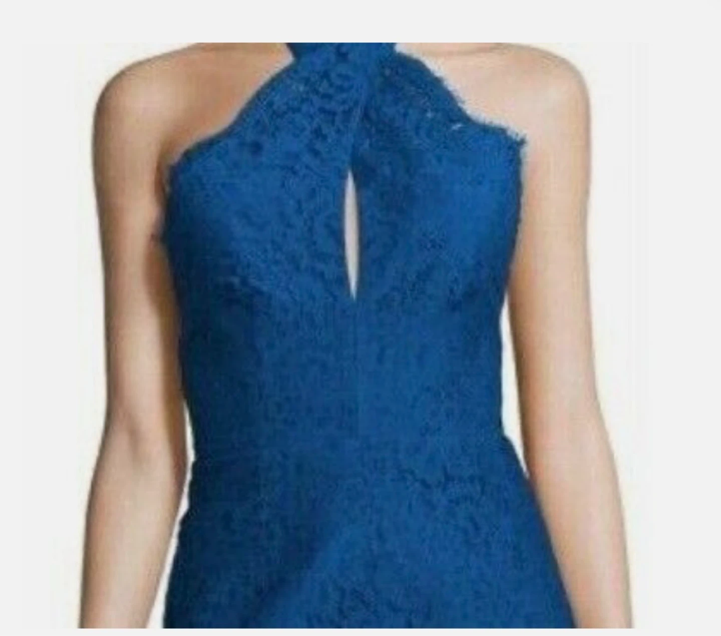 Blue Lace Halter Dress - photo 2