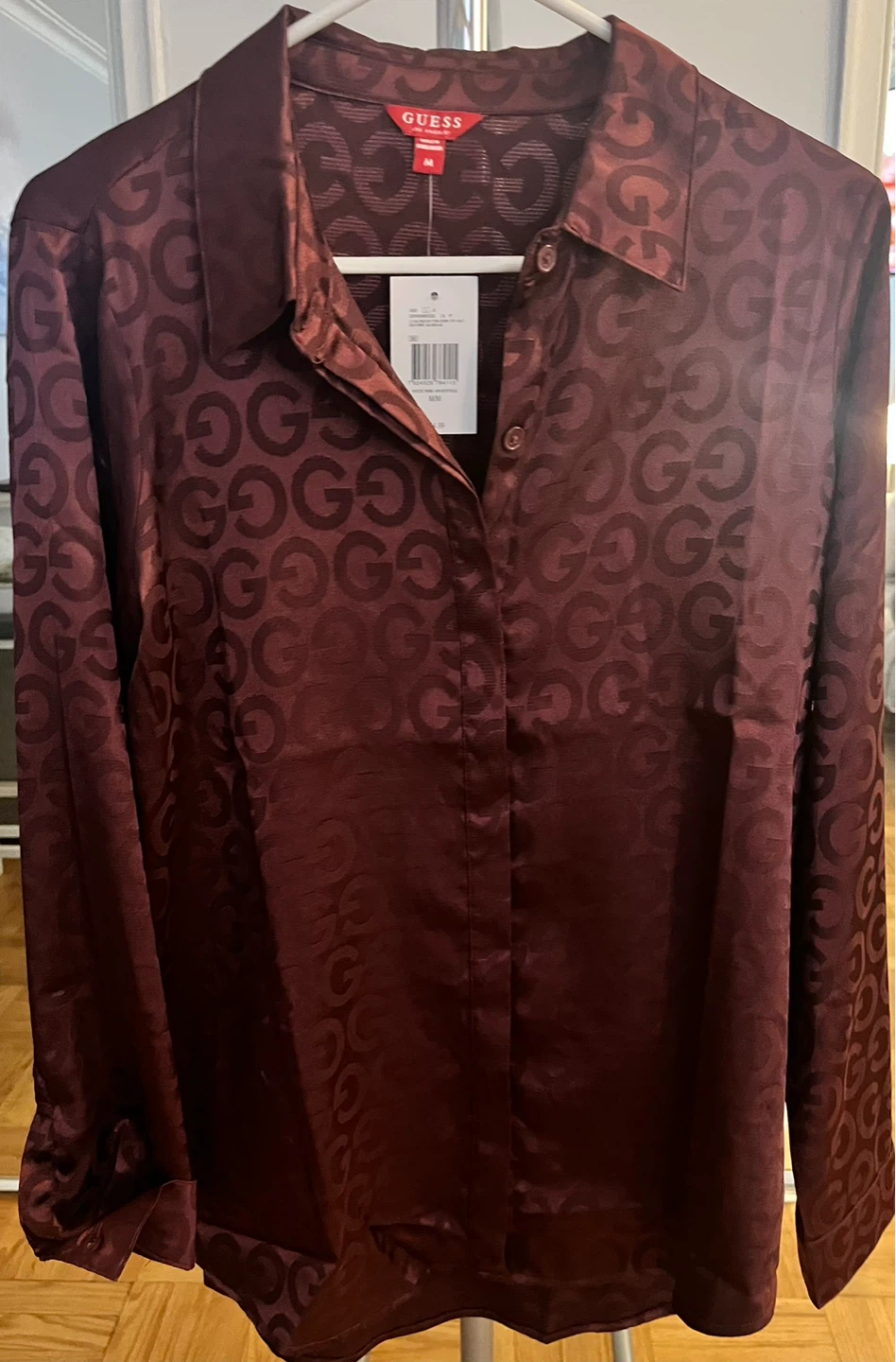 Guess Long Sleeve Button-Down Shirt - photo 4