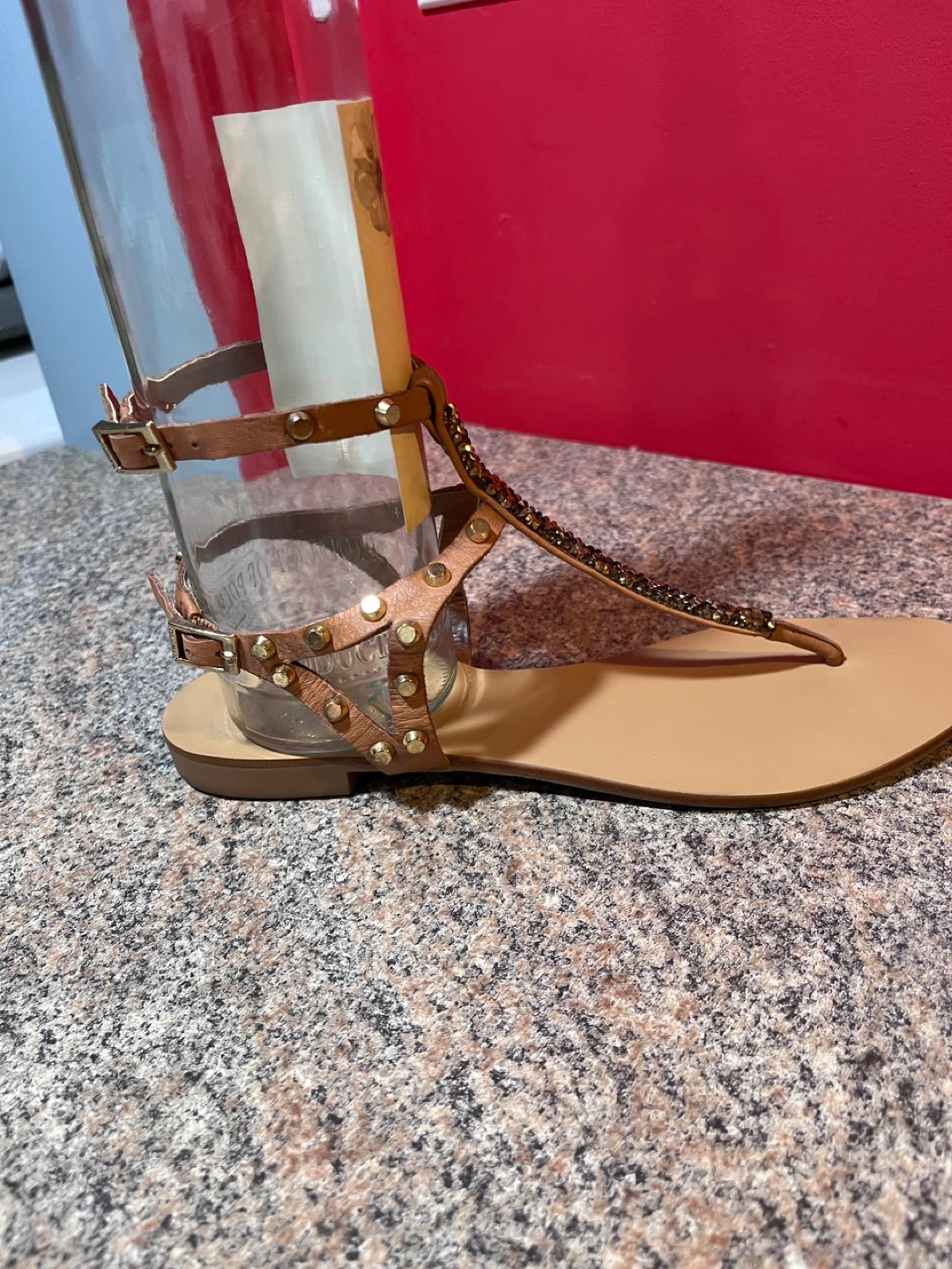 Vince Camuto Studded Gladiator Sandals - photo 2