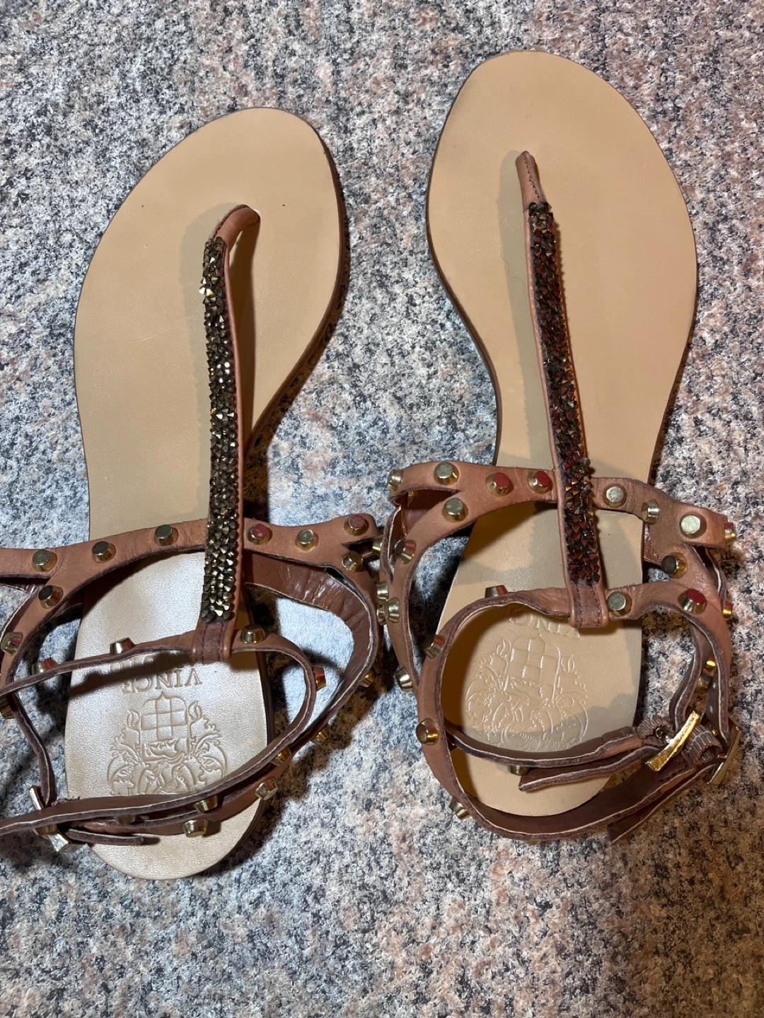 Vince Camuto Studded Gladiator Sandals - photo 3