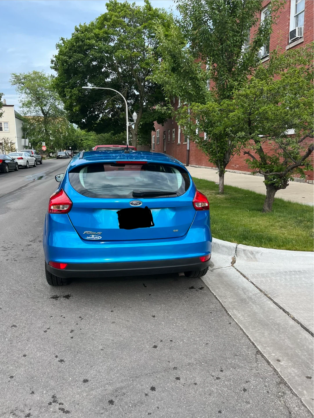 Blue Ford Focus SE . 2017 - photo 3