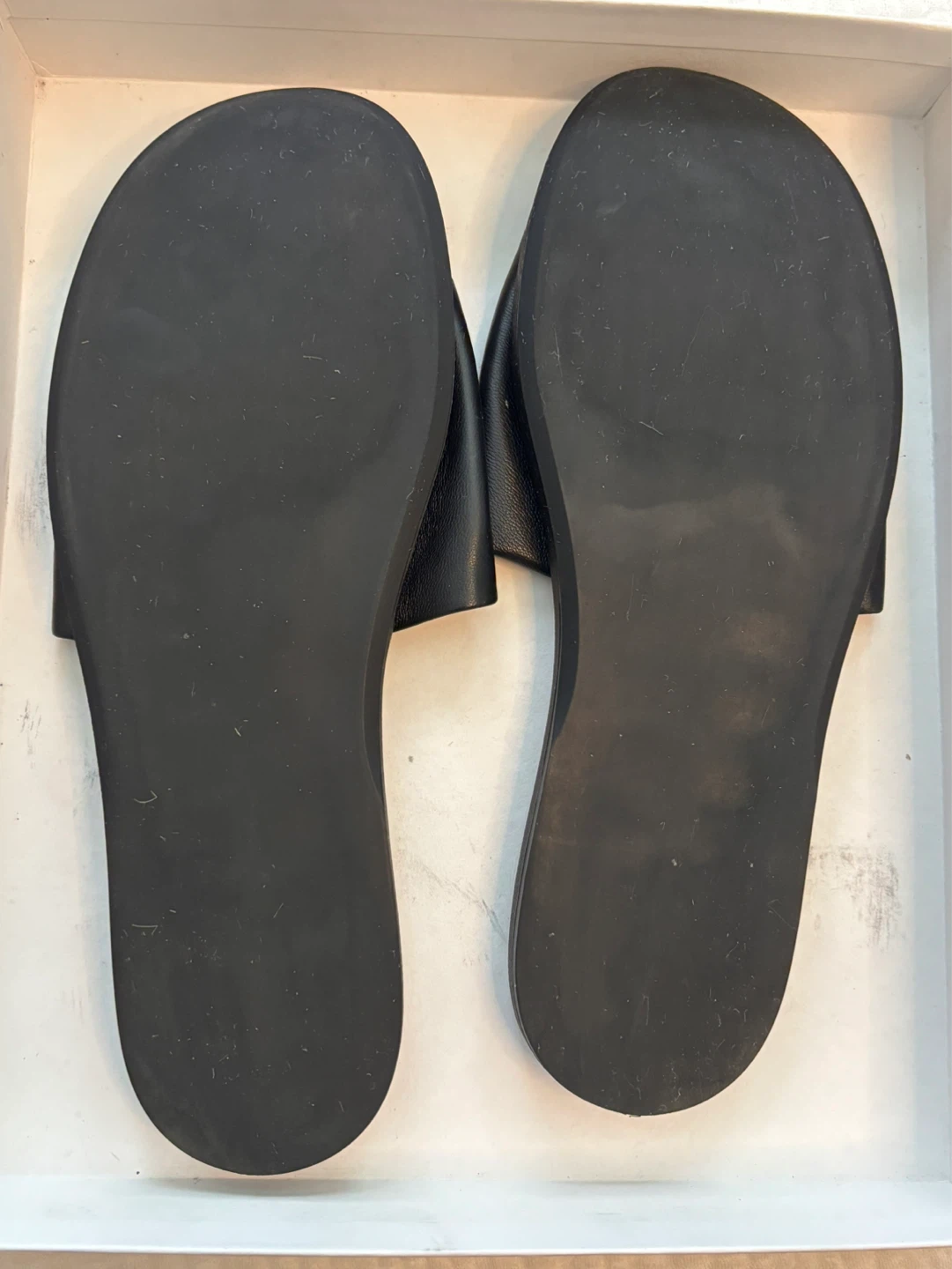 Steve Madden Black Leather Slide Sandals - photo 5