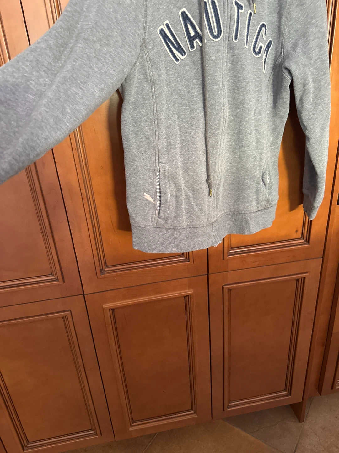 Nautica Grey Full Zip Hoodie - photo 3