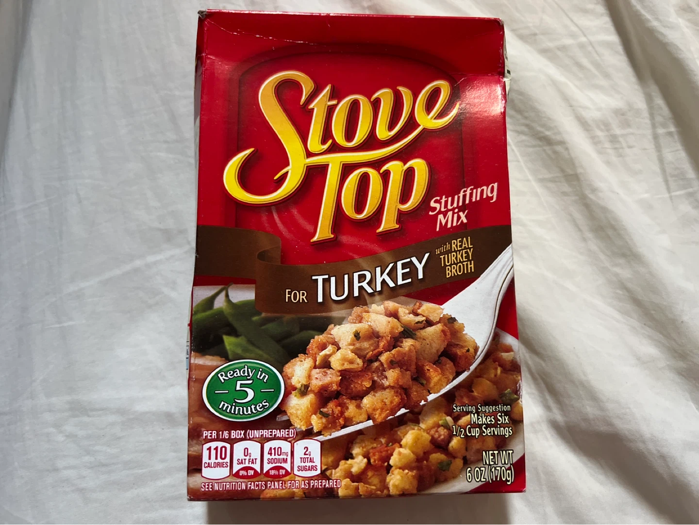 Stove Top Stuffing Mix for Turkey 6oz