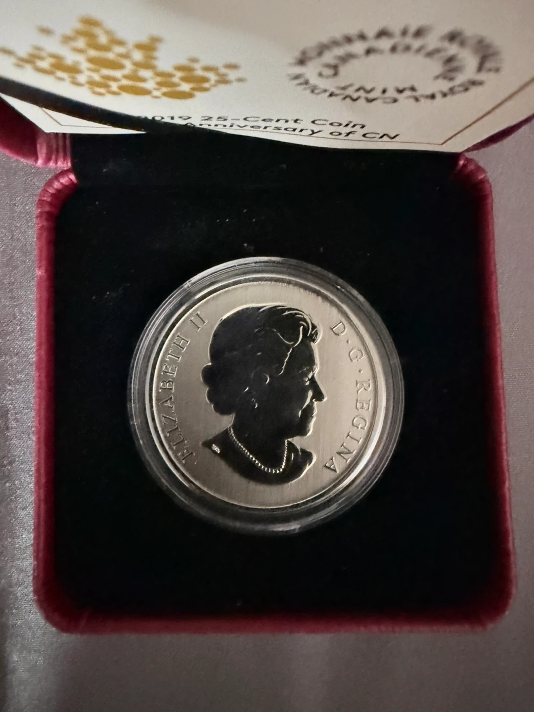 2019 25-Cent Coin - 100th Anniversary of CN - photo 3