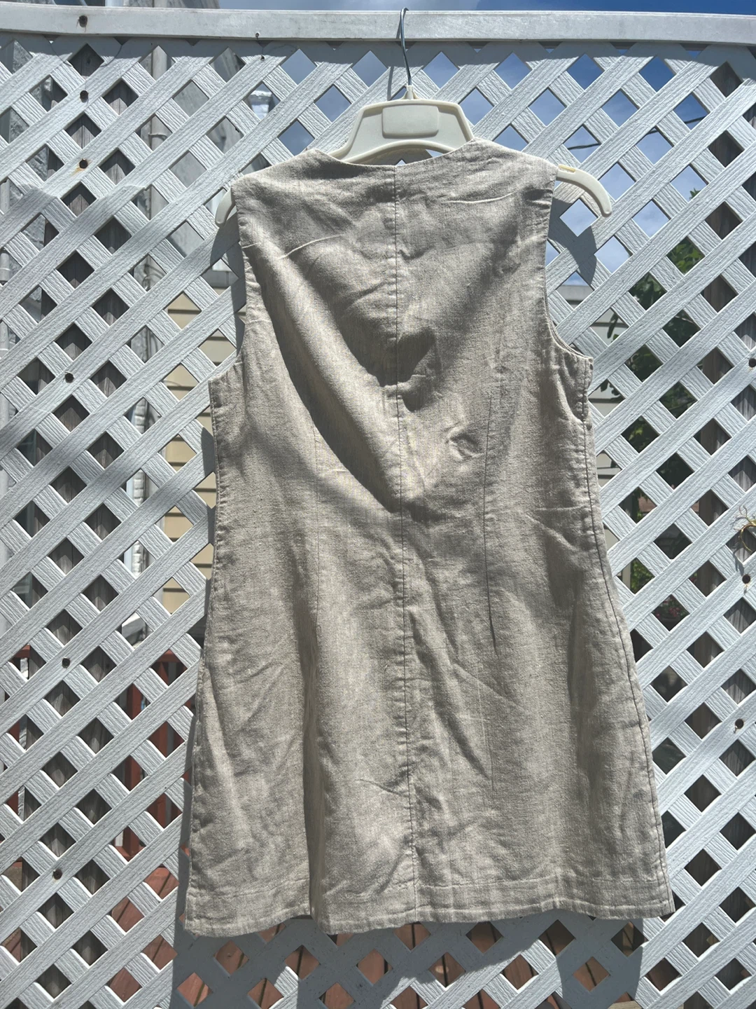 A&F Blend Sleeveless Dress - Beige - Size S - photo 2