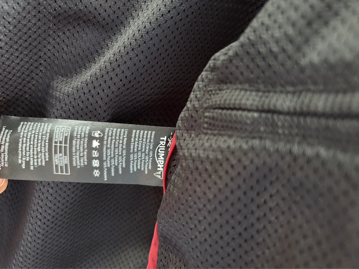 Triumph Motorcycle Jacket - photo 4