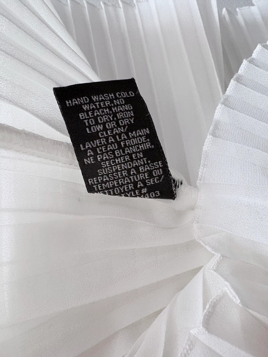White Off-the-Shoulder Pleated Top ! - photo 3