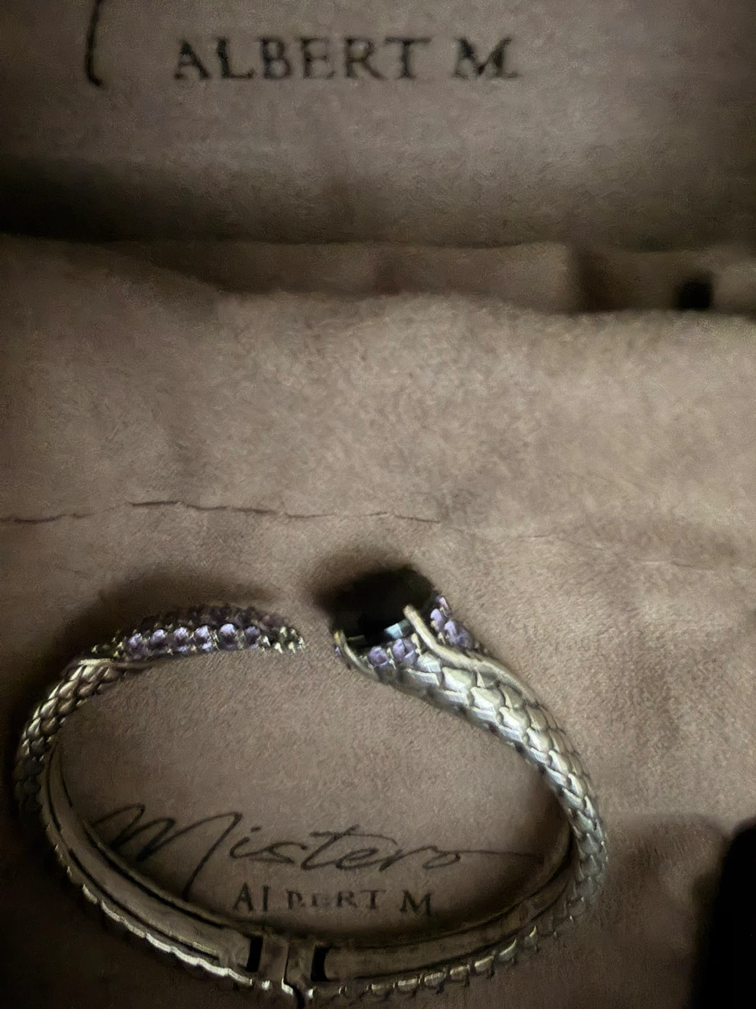Mistero Albert M. Bangle Bracelet sterling silver 925