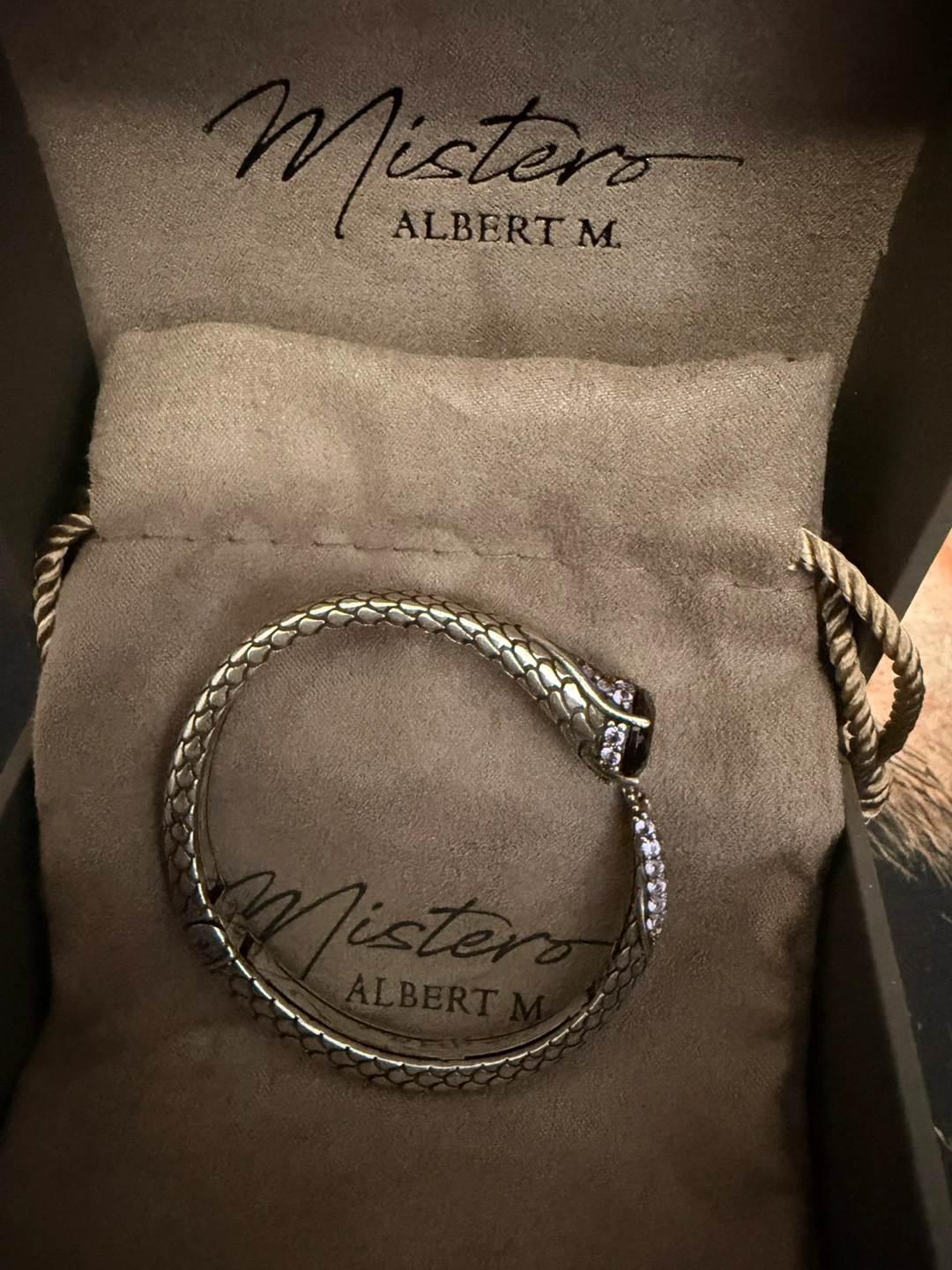 Mistero Albert M. Bangle Bracelet sterling silver 925 - photo 5