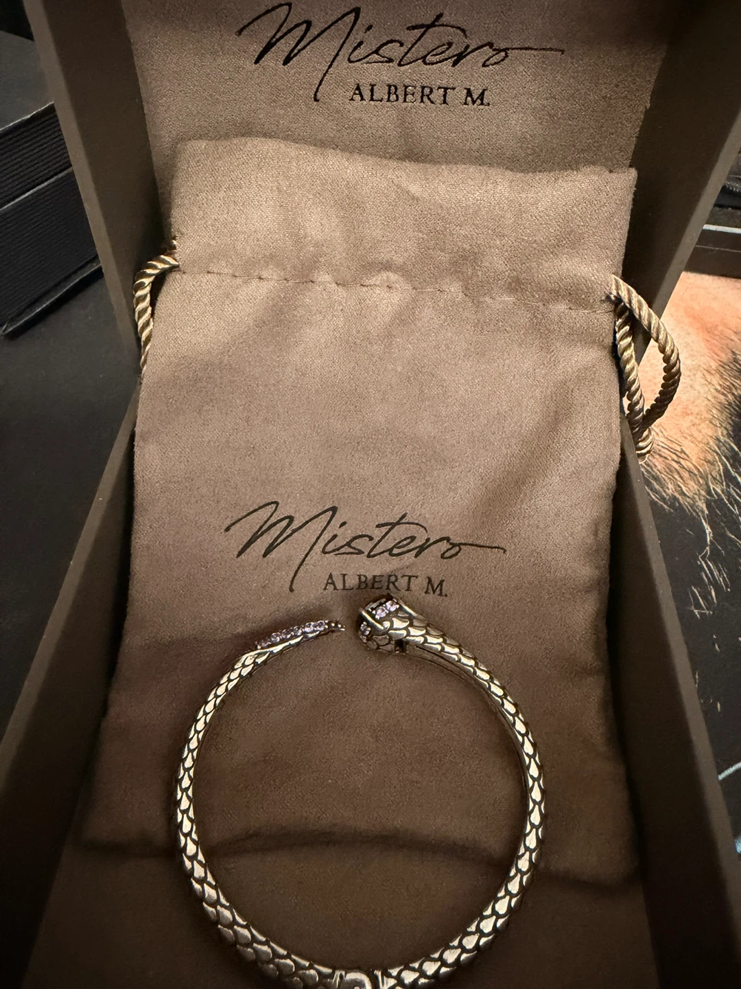 Mistero Albert M. Bangle Bracelet sterling silver 925 - photo 4