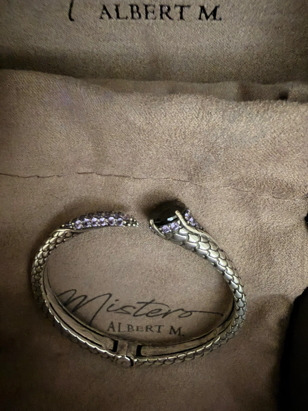 Mistero Albert M. Bangle Bracelet sterling silver 925 - photo 2