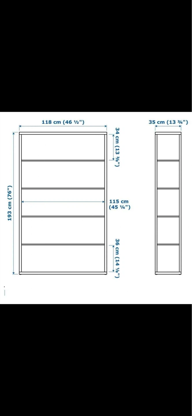 White IKEA Fjalkinge Shelf Unit - photo 3