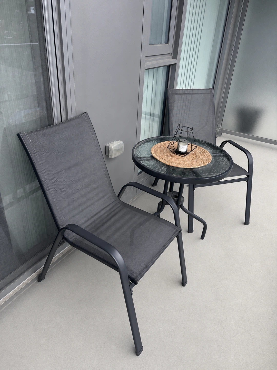 Patio Bistro Set - 2 Chairs and Table