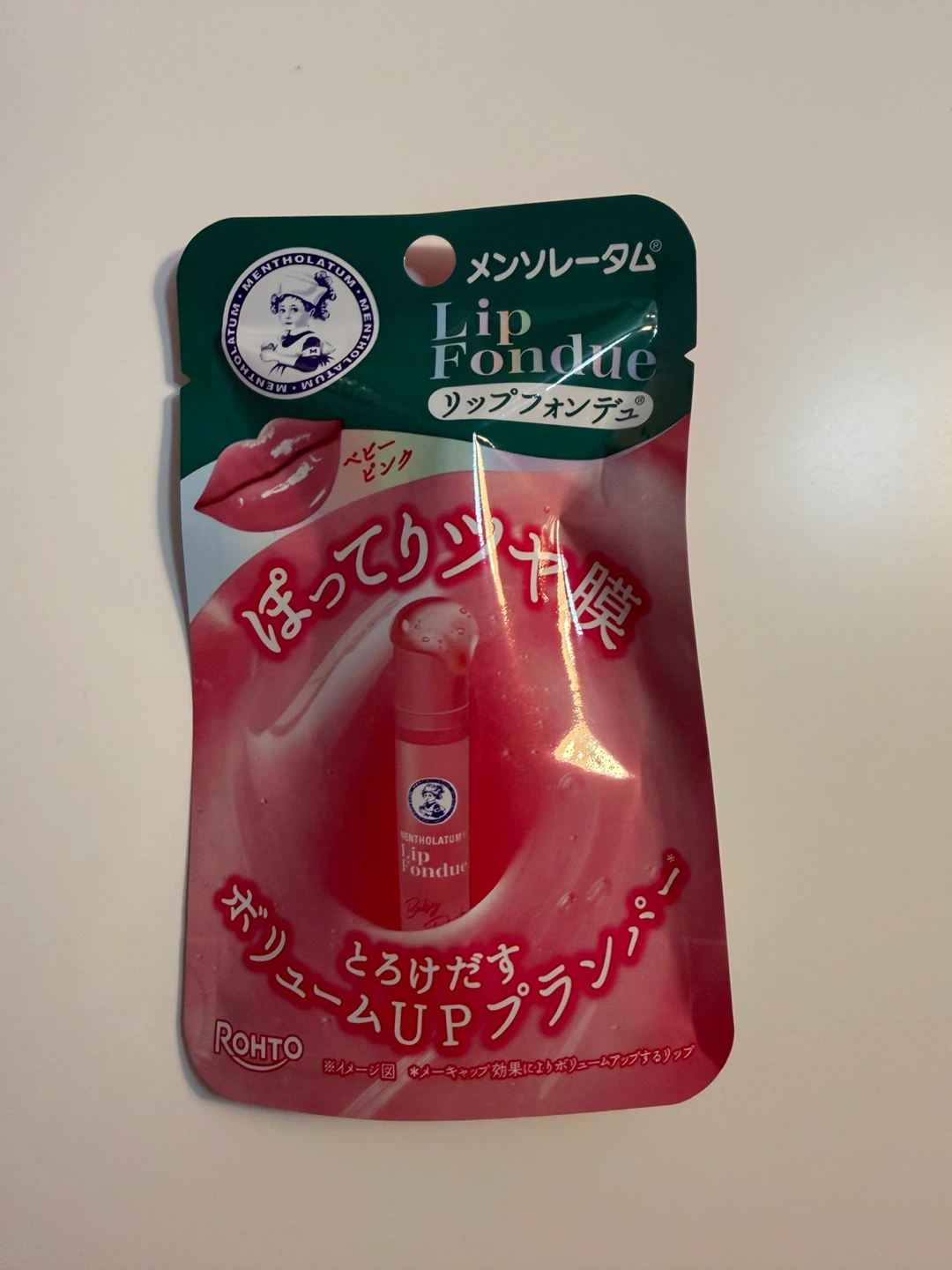 Rohto Lip Fondue Lip Gloss (Baby Pink) JAPAN COSMETICS