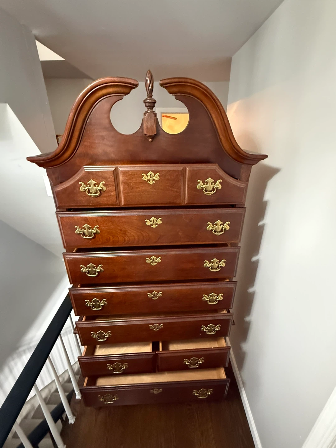 Queen Anne (Vintage) Tall Chest of Drawers - photo 2