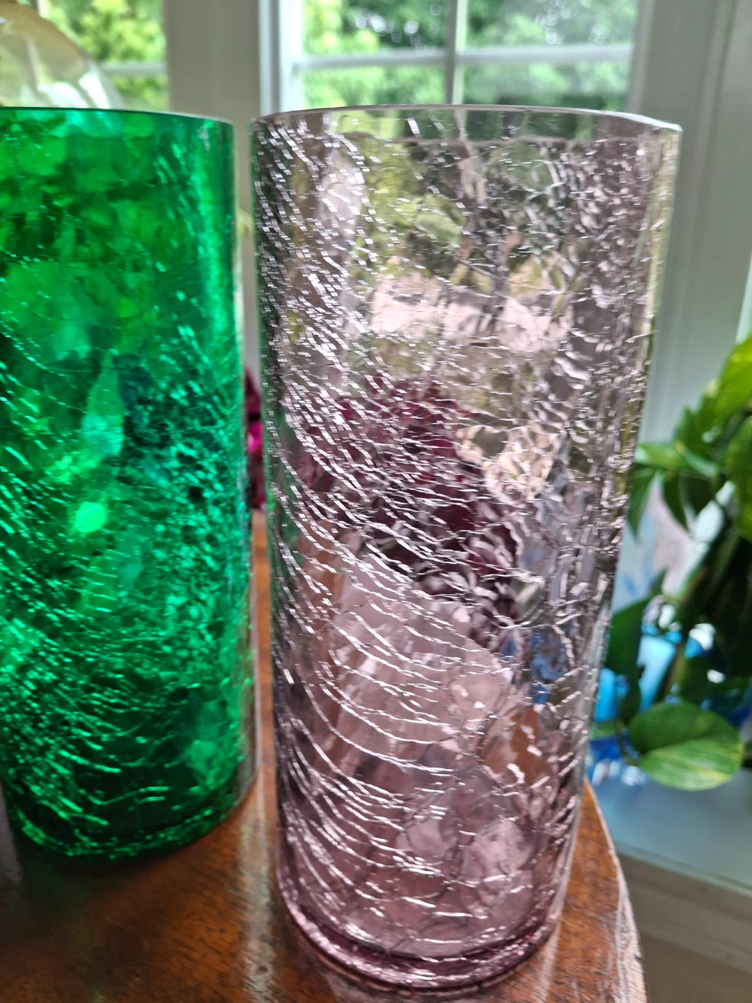 Crackle glass vases (priced per vase) - photo 3