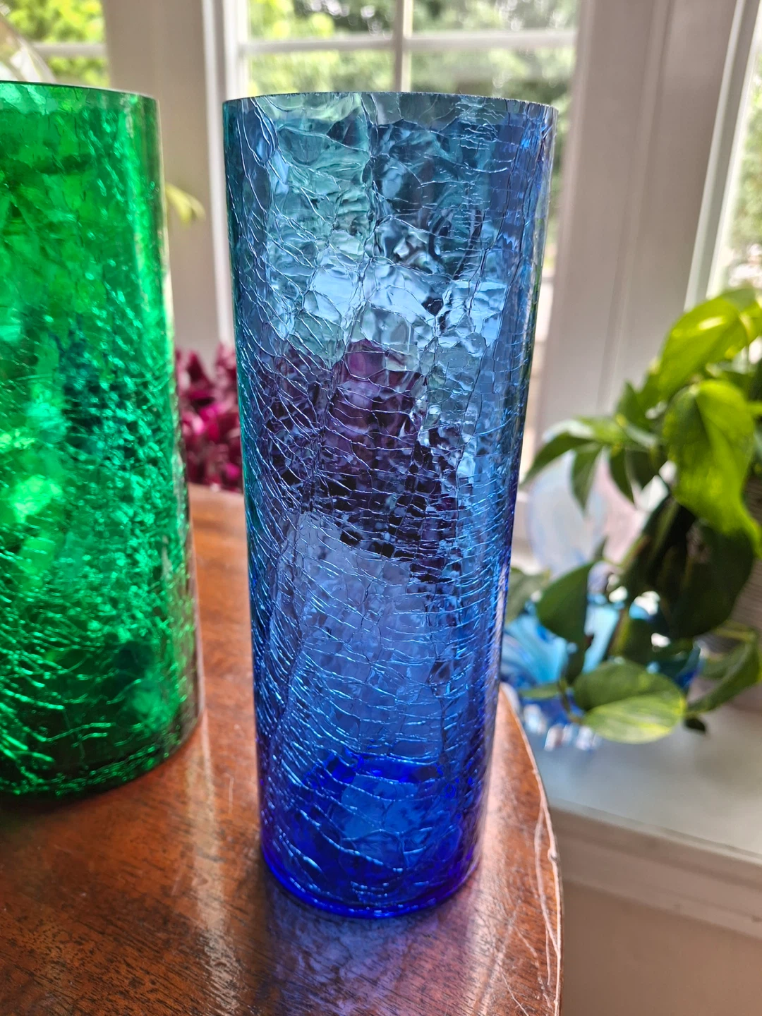 Crackle glass vases (priced per vase) - photo 4