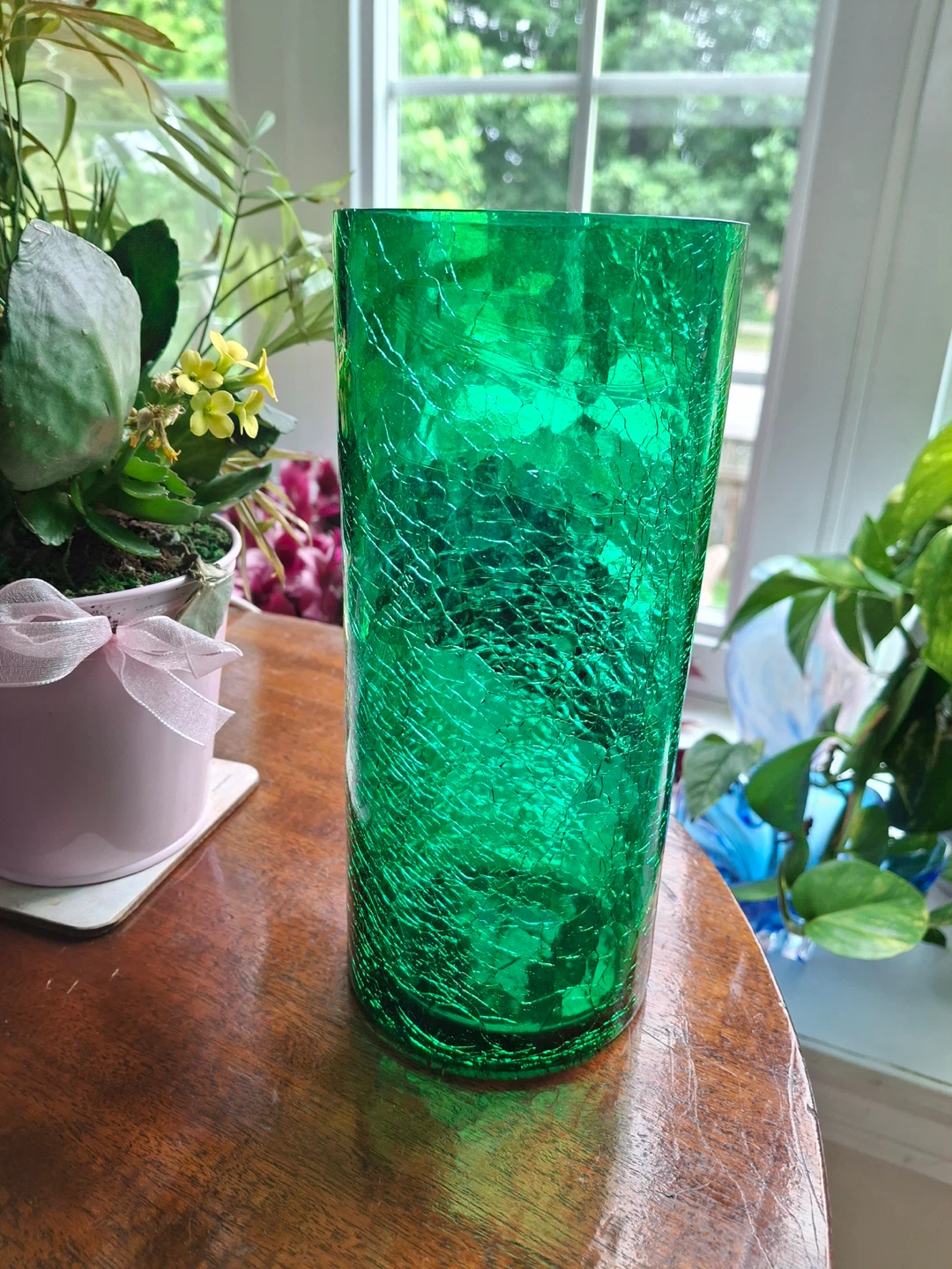 Crackle glass vases (priced per vase) - photo 2