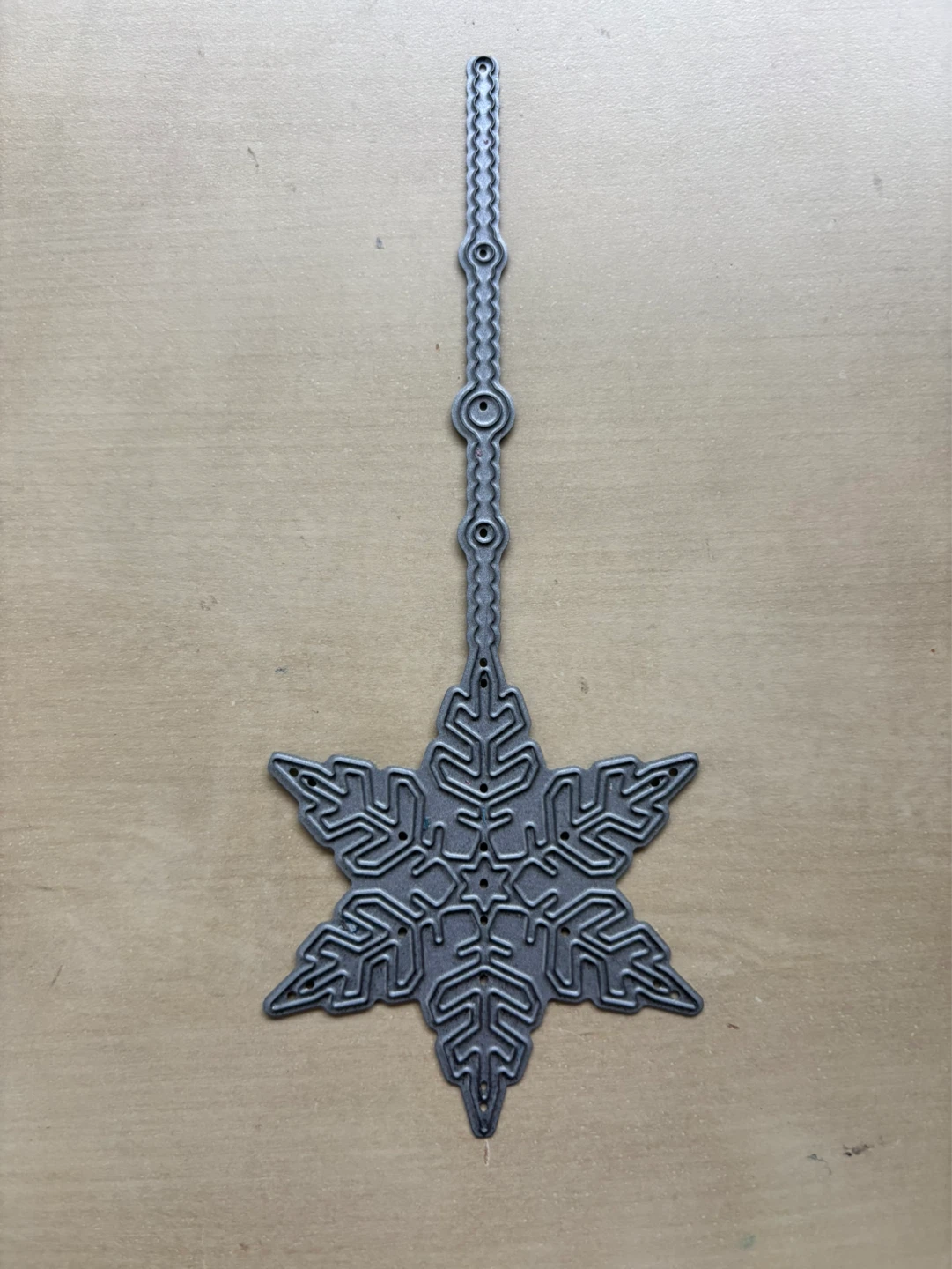 Snowflake die cut