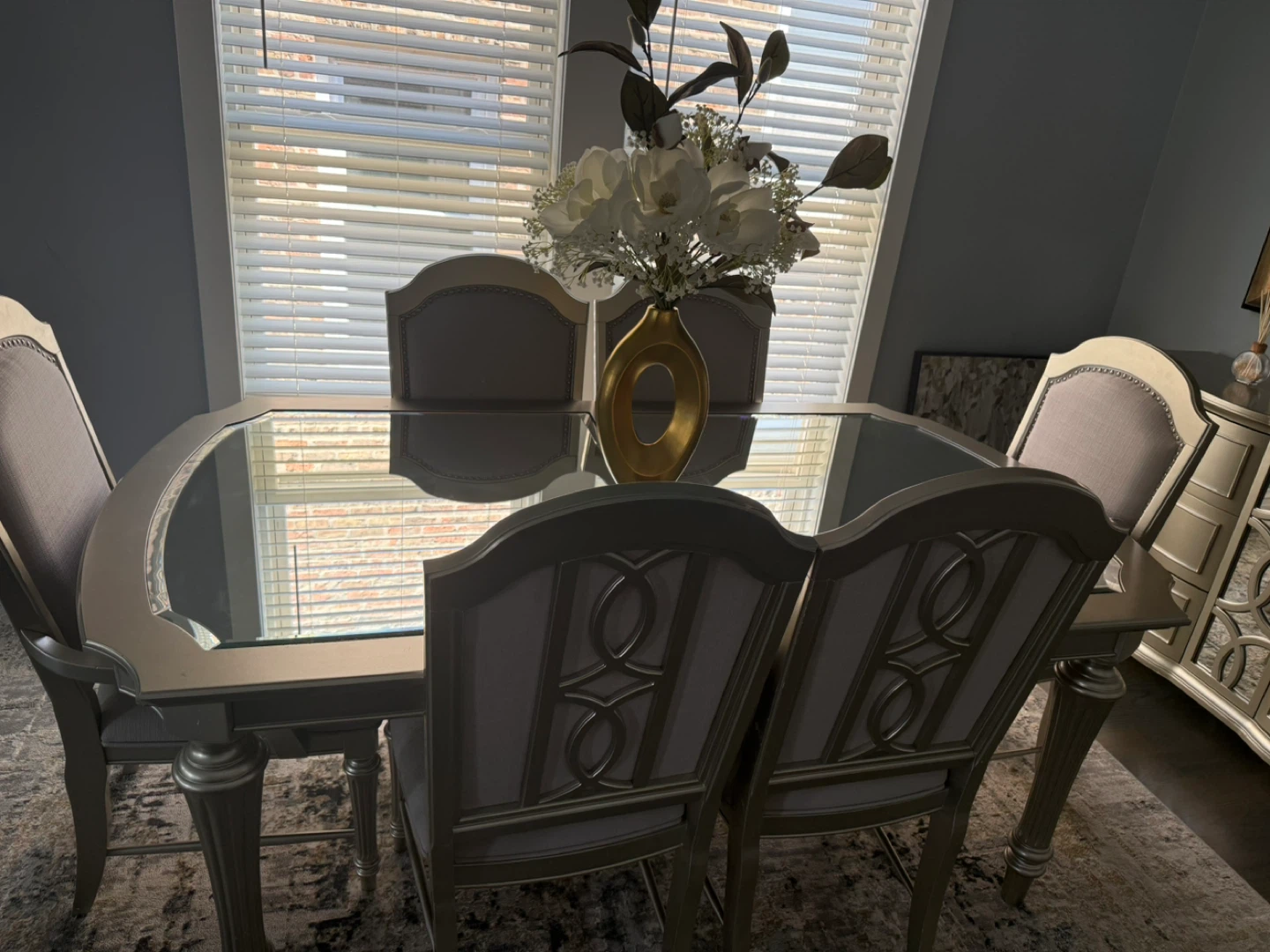 Dining Table Set with 6 Chairs - photo 2