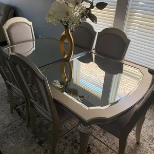 Dining Table Set with 6 Chairs
