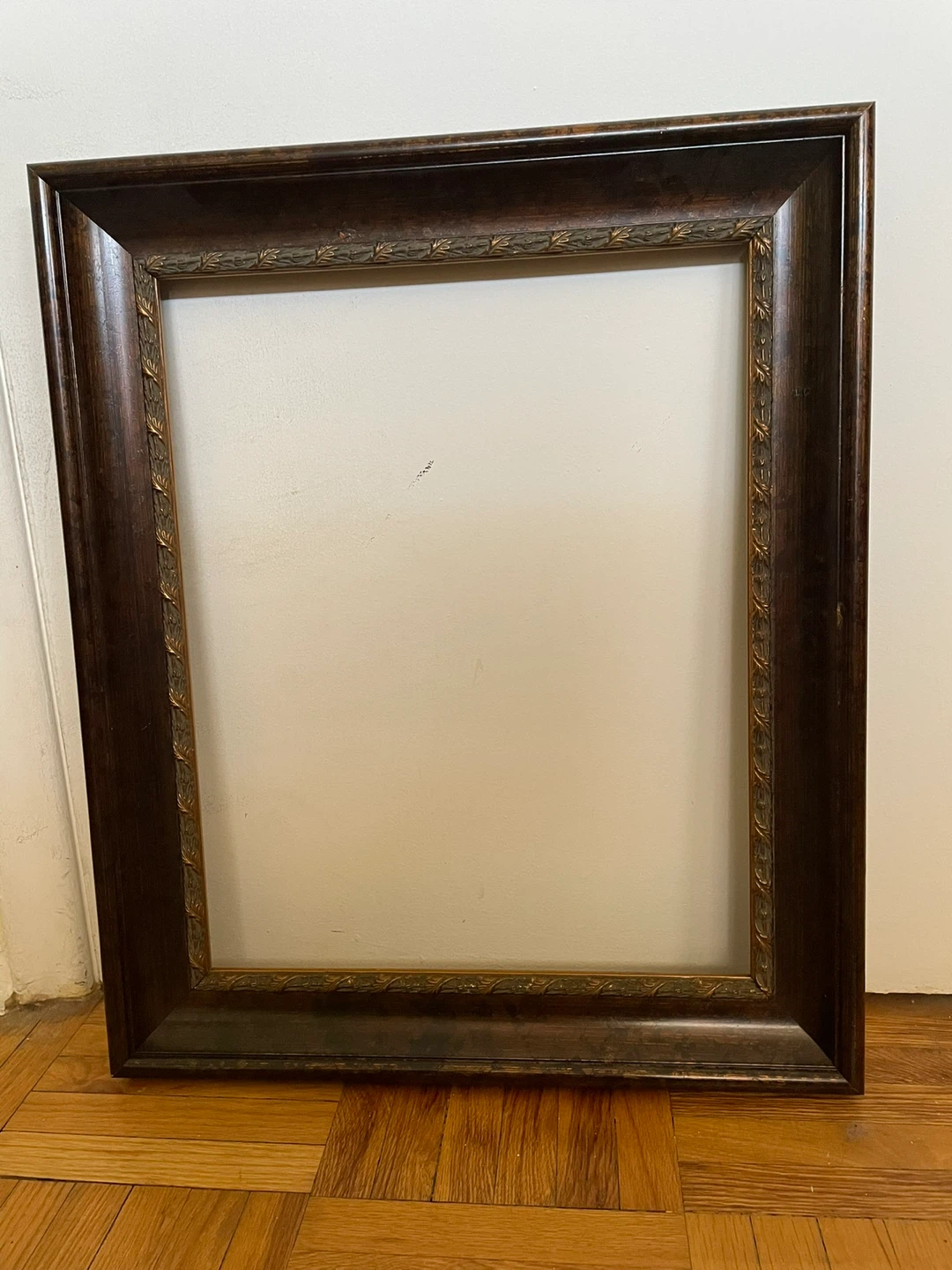 Beautiful wood open back picture frame 16” x 20”