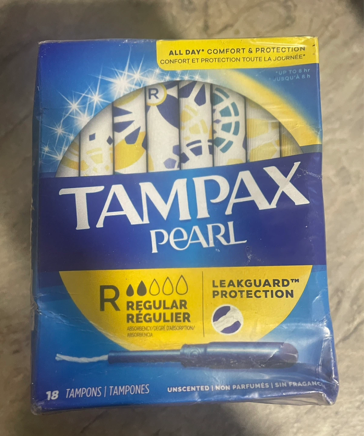 Tampax Pearl Regular Tampons - 18 Count