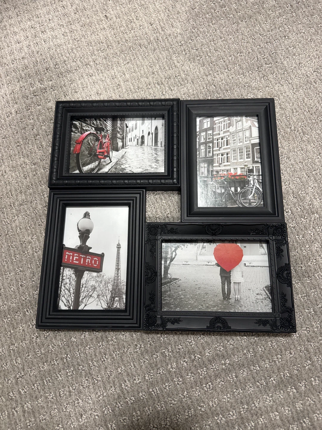 Black Collage Picture Frame 4 x 6