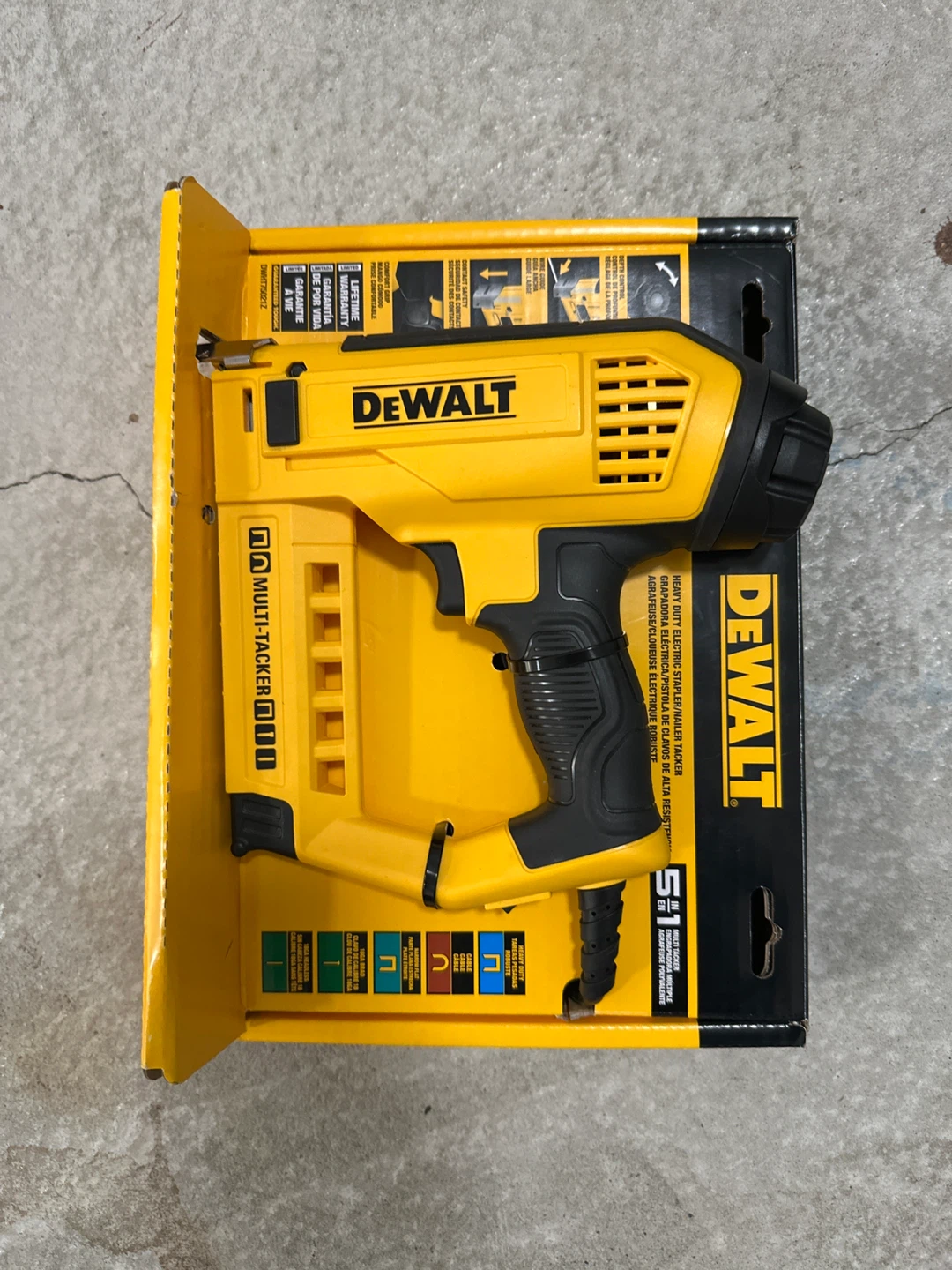 DEWALT Heavy Duty Electric Stapler/Nailer Tacker