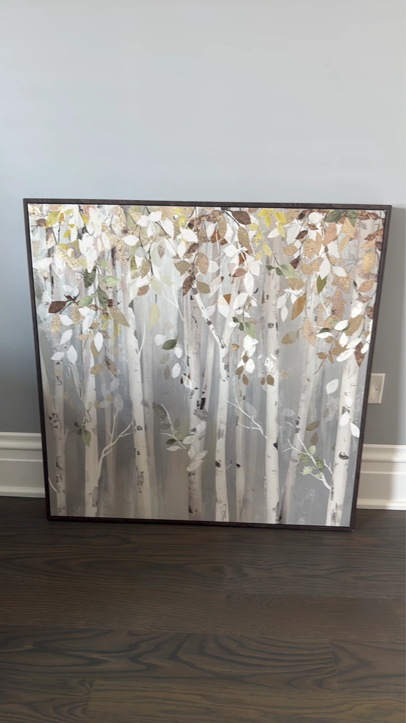 Birch Tree Landscape Wall Art