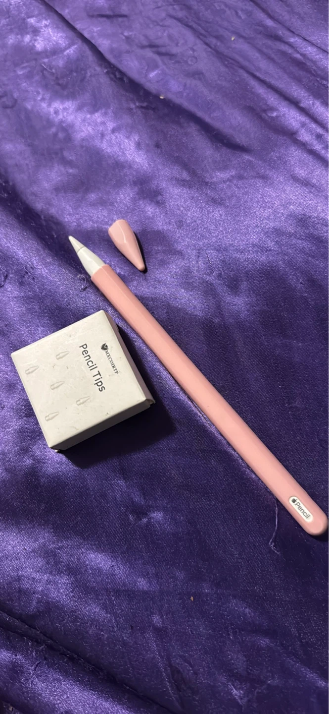 Apple Pencil with case and Pencil Tips