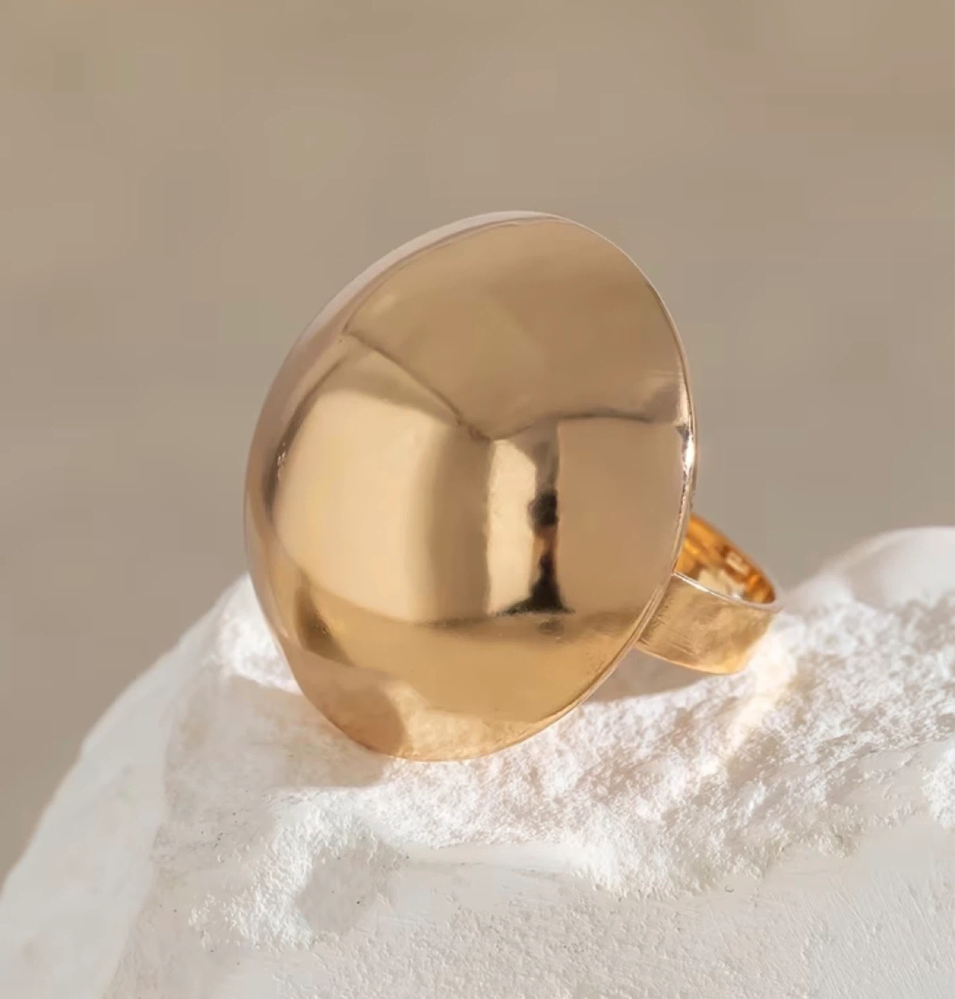 Statement Ring – Gold - photo 2