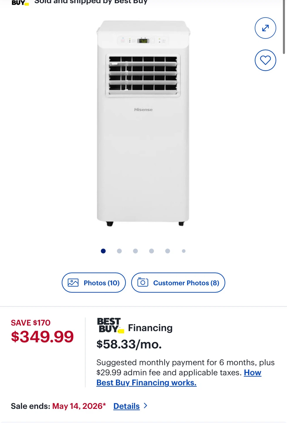 Hisense Portable Air Conditioner White - photo 4