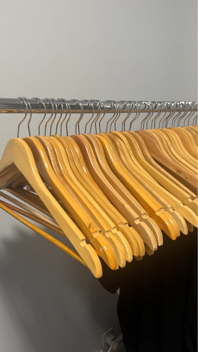 Wooden Clothes Hangers (Set of 15)