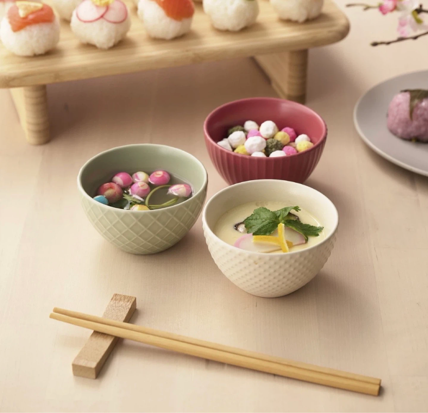 🥣 Set of 3 IKEA KEJSERLIG Bowls (4") - Mixed Colors & Textures - photo 3