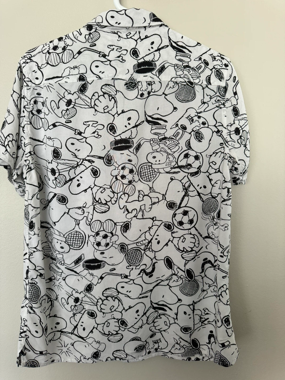 Peanuts Snoopy All Over Print Button-Up Shirt - photo 2
